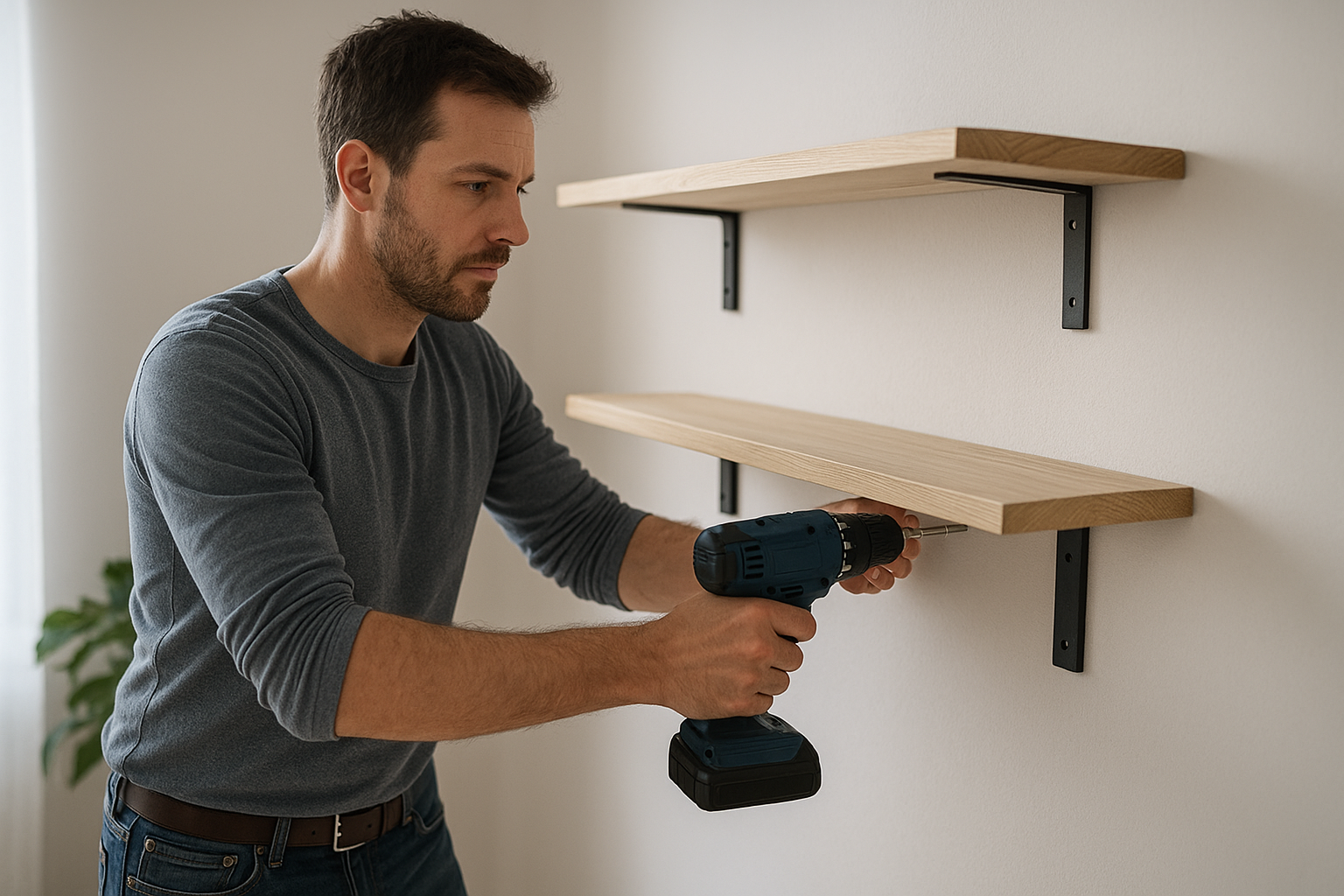 Biztonságos polcfelszerelés lépésről lépésre otthonodban