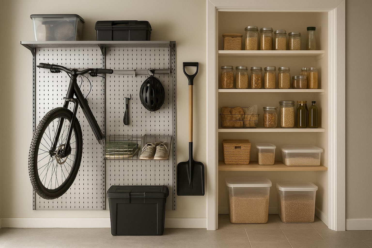Okos tárolási megoldások garázsba és kamrába egyszerűen