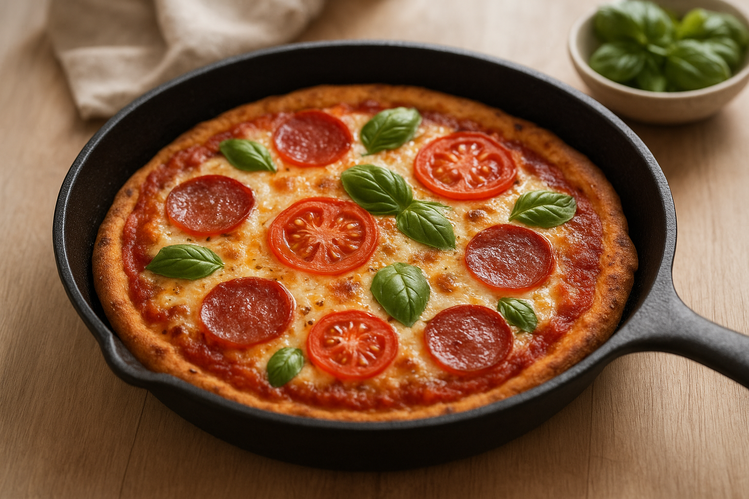 Így készíthetsz finom, gyors házi pizzát serpenyőben otthon