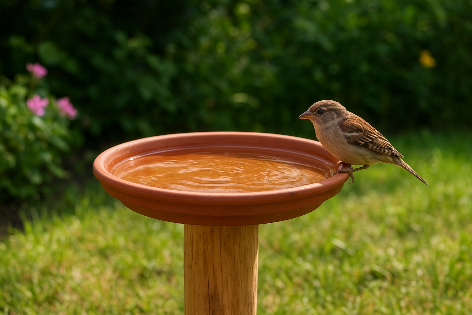 Hogyan készíts saját madáritatót a kertbe?