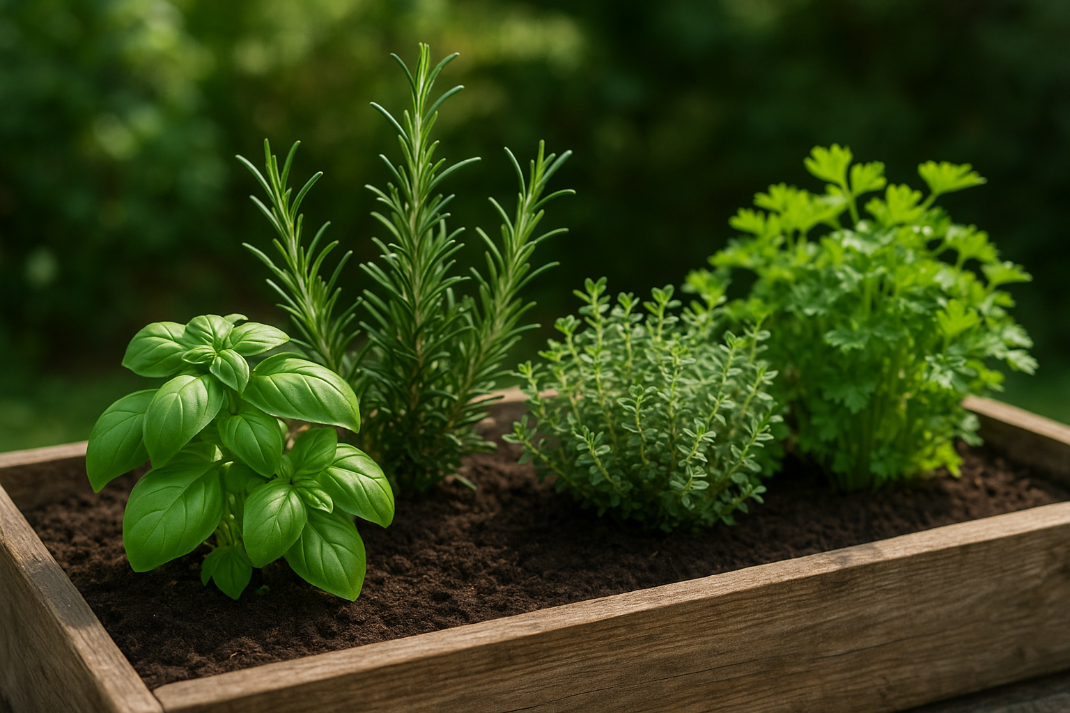 Kerti fűszernövények társítása a jobb növekedésért