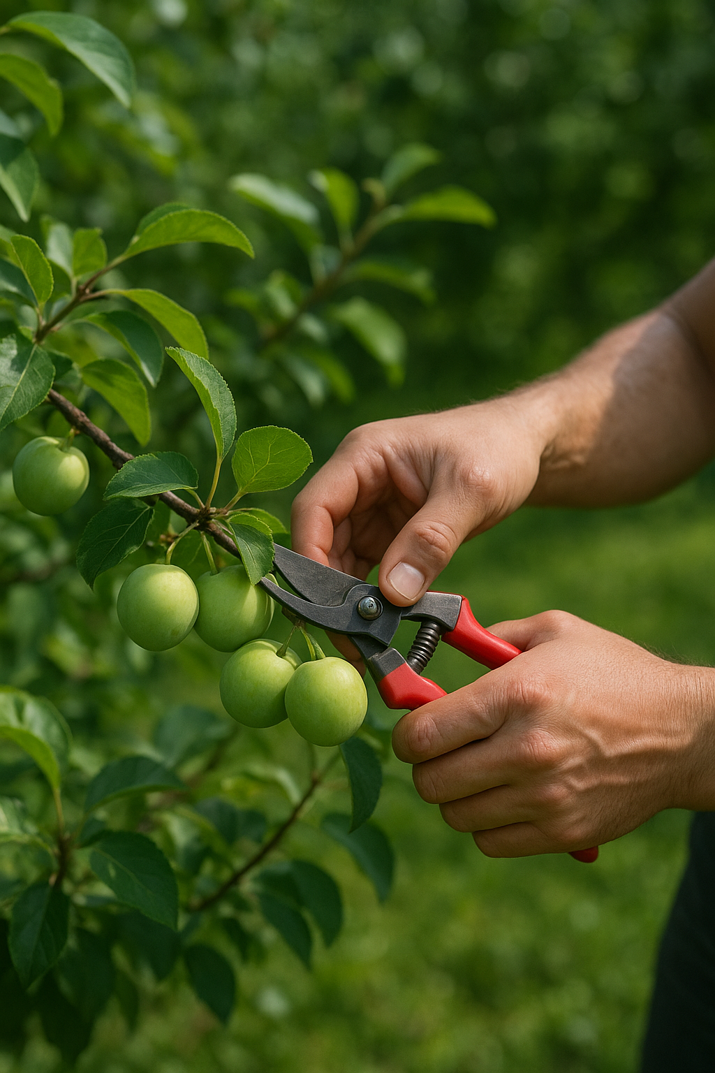 Kerti gyümölcsritkítás a nagyobb termésért