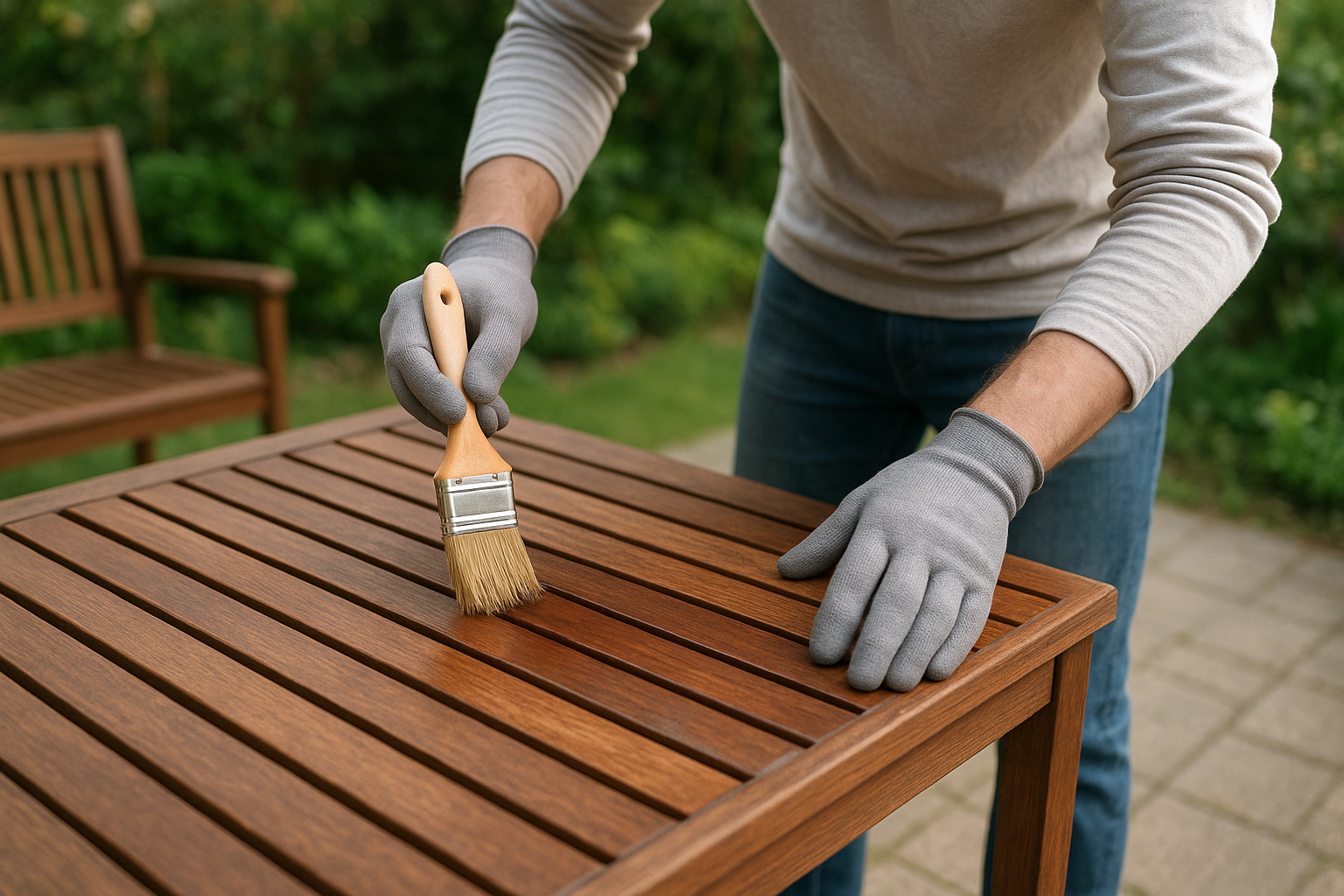 Kerti kerti bútor felújítás házilag