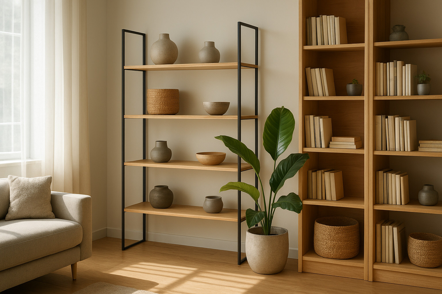 Lakás polcrendszerek kombinálása praktikusabban